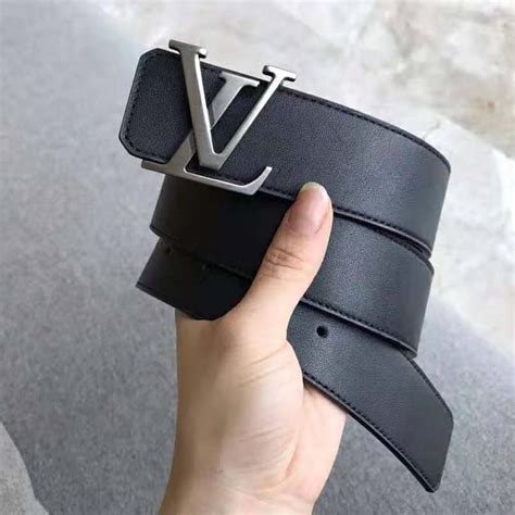 black lv belt outfit|louis vuitton men's belts black.